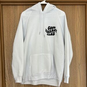 Rue21 White Sweatshirt Classic Crew Neck